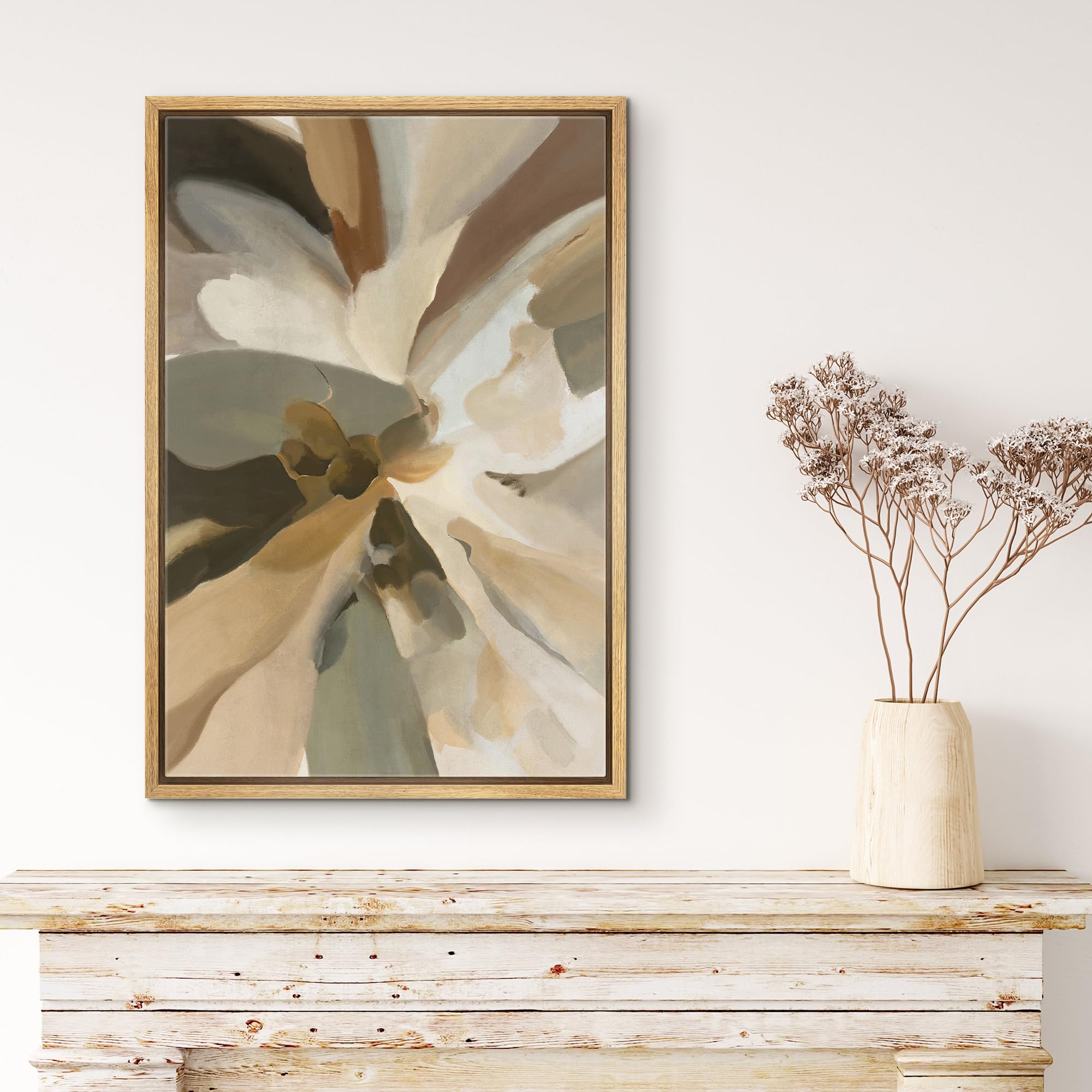 【SHUNER】Framed canvas Amazon.com: MUDECOR Framed Canvas Print Wall Art Abstract Floral